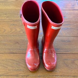 Red Hunter Girls’ Rain Boots